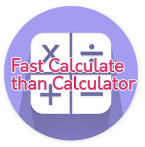 fast calculation