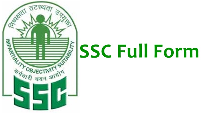 What is the full form of SSC?